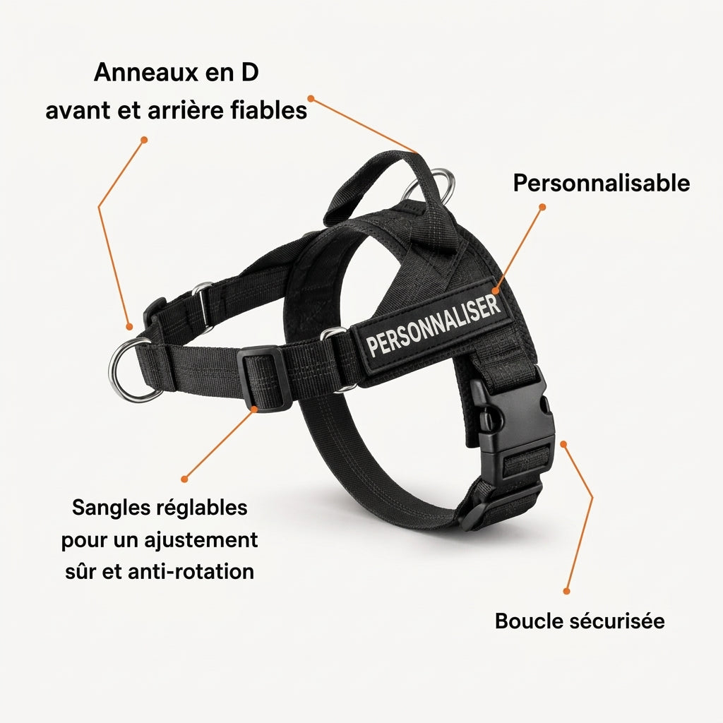 Harnais Anti-Traction - BESTIE PETS